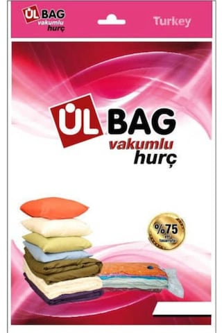 1 Adet Maxi Jumbo Boy 90 Cm X 120 Cm Çift Kişilik Yorgan Vakumlu Hurç - Vakumlu Poşet Şeffaf