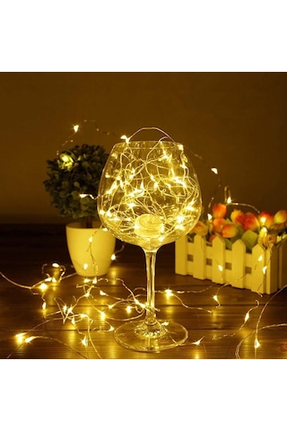 Led Işıklı Peri Tel (tel Led) 3 Metre Günışığı