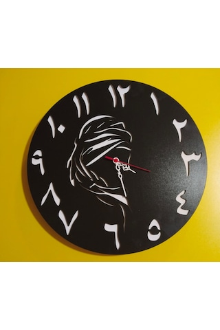 Said Nursi Ahşap Saat 3 Lü Set Çok Renki