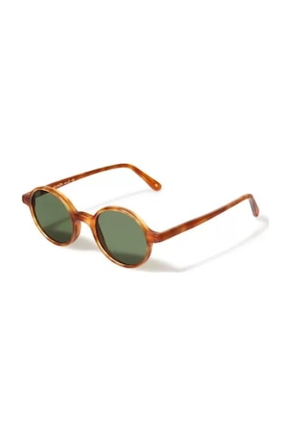 L.g.r Reunıon Havana Chıaro Green 48 Unisex Güneş Gözlüğü Kahverengi