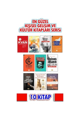 En Güzel Kişisel Gelişim Girişimcilik Ve Bilgi Deposu Kitap Seti 10 Kitap