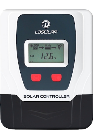Solar Şarj Kontrol Cihazı 30A 12/24V Pwm Lifepo4 Uyumlu