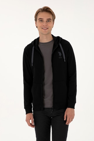 U.s. Polo Assn. Erkek Siyah Hırka Örme 50307765-vr046 Siyah