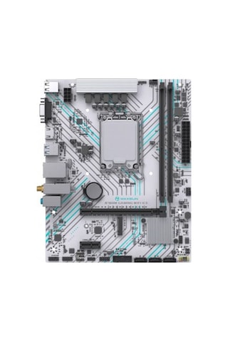 Maxsun Gamıng Wıfı Ice B760m 4400 Oc Hdmı M.2 Matx Beyaz Ddr4 1700pın Anakart