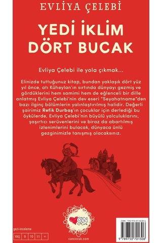 Yedi İklim Dört Bucak - Evliya Çelebi - Can Çocuk Yayınları