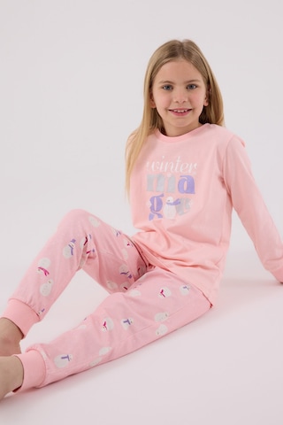 Rolypoly Kız Çocuk Pembe Pijama Takımı Rp3712-c-v2 Pembe