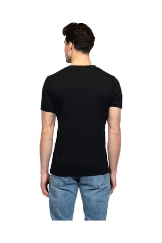 Jsco Hscstore Erkek V Yakalı Basic Siyah Tişört - 8401