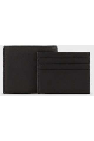 Emporio Armani Erkek Cüzdan Takım Y4R237 Y138E 81072 Siyah