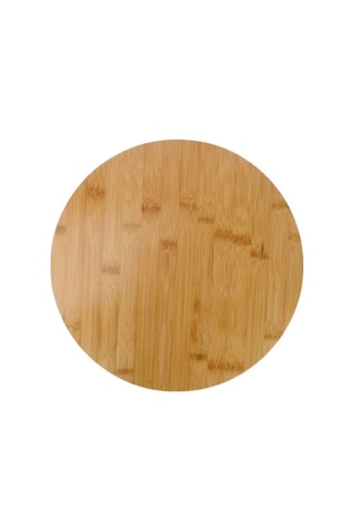 Digithome Bambu 360 Döner Standlı Servis Ve Sunum Tepsisi 32 Cm Kahverengi A/7 C1-1-289