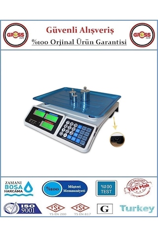 Bozyel Elektronik Şarjlı Terazi 40 Kg