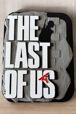 The Last Of Us 3d Duvar Dekoru 17.5 Cm Yüksekliginde Logo Figür Premium Koleksiyon Parça 17.5 Cm