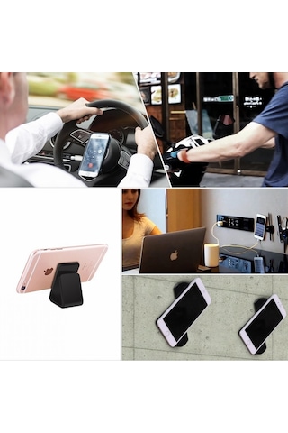 Araç Içi Telefon Tutucu Yapışkan Nano Pad 2 Adet Araçta Evde