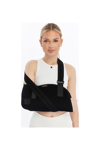 Prolife Kol Askısı Ayarlanabilir Lüks Süngerı Kırık Çıkık Incinme Ameliyat Sonrası Siyah