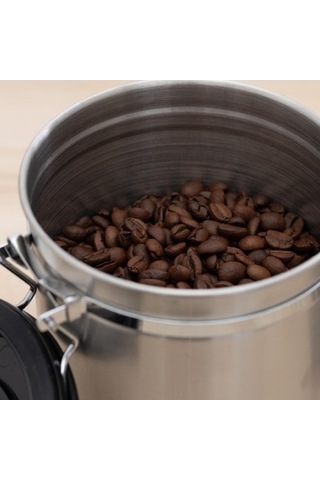 Pazly 1l/1.5l/2l Paslanmaz Çelik Hava Geçirmez Kahve Kavanozu Seti - Çay, Pirinç, Baharat Depolama Kepçeli Kupa Diğer