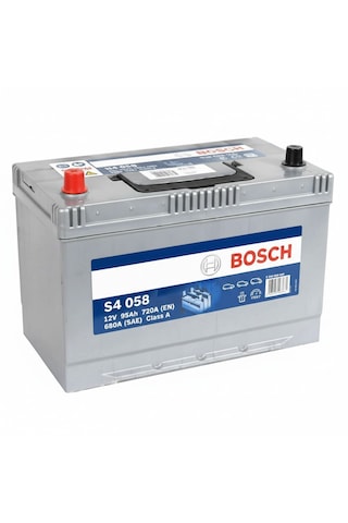 Bosch 12v 95 Ah 720a Akü S4 058 Ters-kutup / 541246482