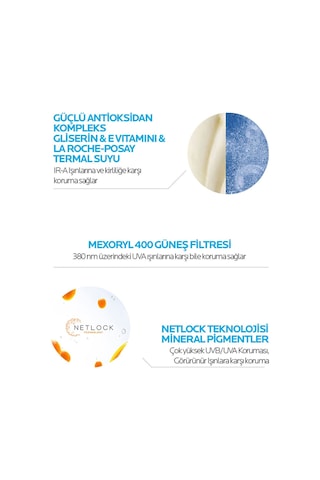 La Roche Posay Anthelios Uvmune 400 Fluid Tinted Renkli Güneş Kremi SPF50+ 2 x 50 ML