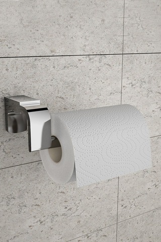 Krom Lux 4 Lü Banyo Seti Wc Kağıtlık,diş Fırçalık,sabunluk Gümüş