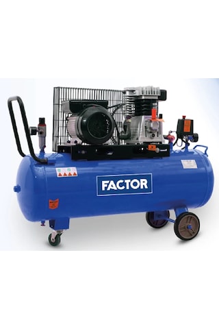 Factor AC100 2.5HP 100 L Yağlı Hava Kompresörü