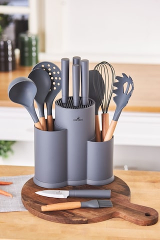 Karaca  Burby 14 Parça Bıçak Seti Gri