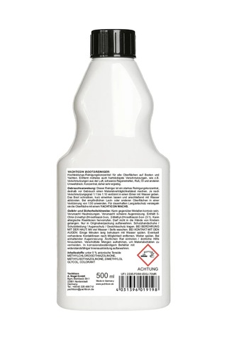 Yachticon - Yüksek Performanslı Tekne Ve Bot Temizleyici 500 Ml : Endüstriyel Kirlere, Siyah Yağmur İzlerine Ve İnatçı Yağlara Karşı