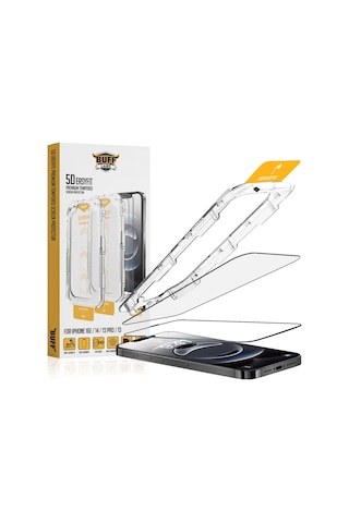 Buff Apple Uyumlu iPhone 13 Pro Avantaj Paket - Şeffaf Kılıf + Ekran Koruyucu + Lens Koruyucu Glass