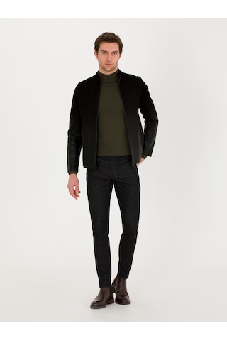 Cacharel Erkek Siyah Deri Mont 50266167-vr046