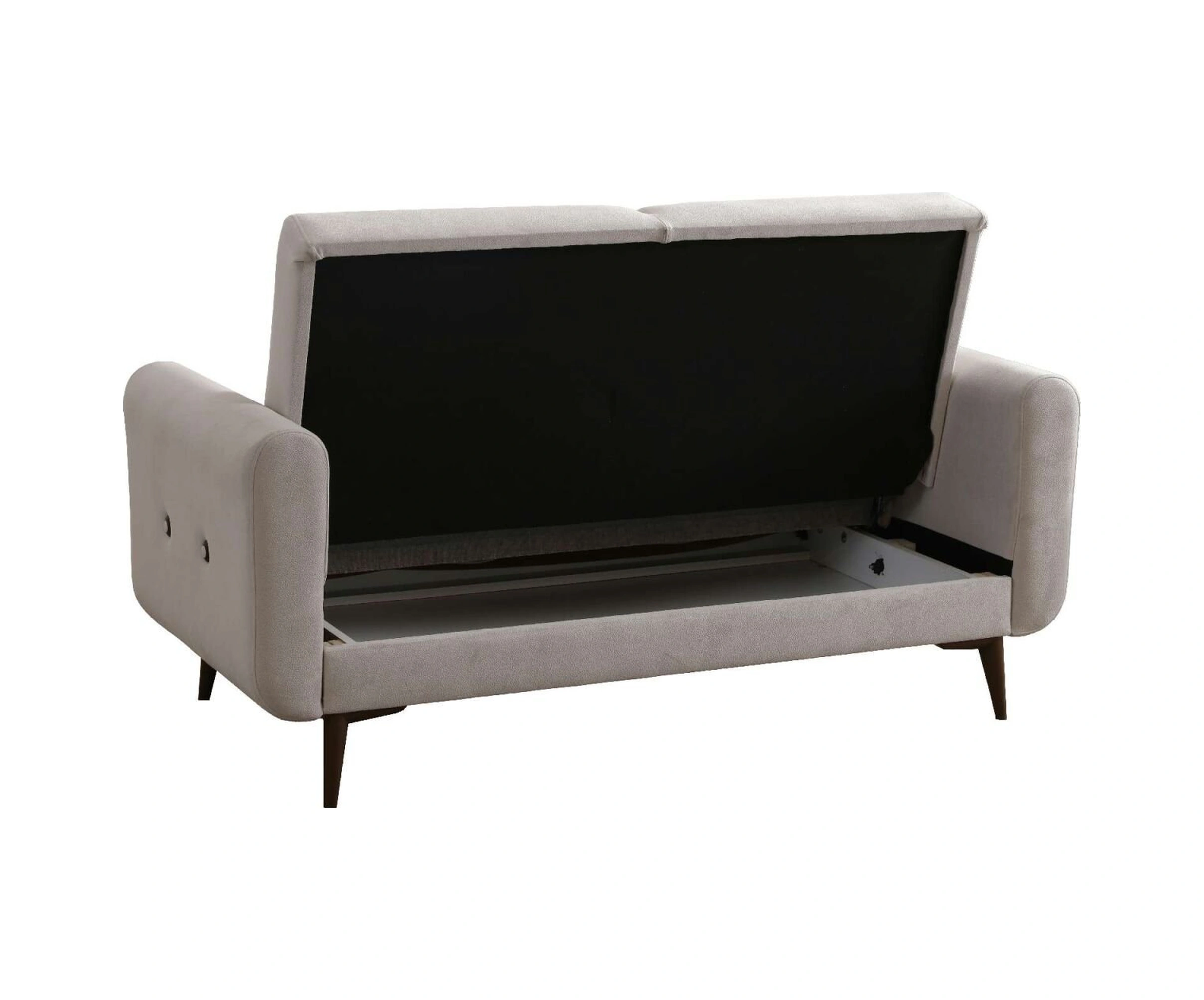 Bona 2'li Koltuk - Ceviz Ayak Valebo-03 Bej