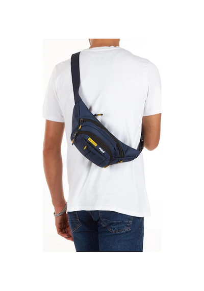 Newish Polo Unisex Lacivert Su Geçirmez Usb Ve Kulaklık Girişli Bel Ve Omuz Çanta Freebag Lacivert.