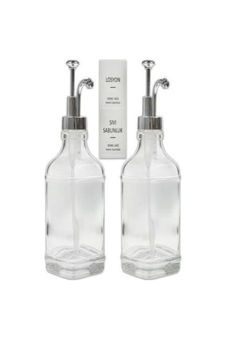 Büro Ev Ofis Banyo Mutfak Düzeni İçin Krom Cam Sıvı Losyon Sabunluk Diğer