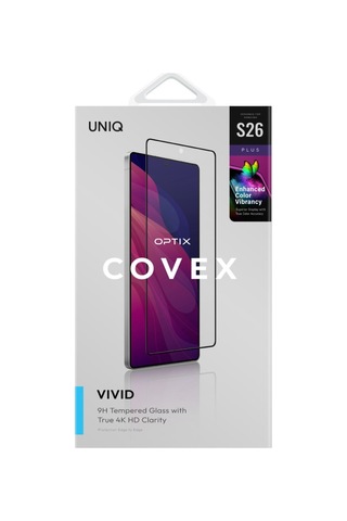 Samsung Uyumlu Galaxy S26 Plus Ekran Koruyucu Cam Optix Covex Vivid Serisi True Hd Clarity Teknolojisi