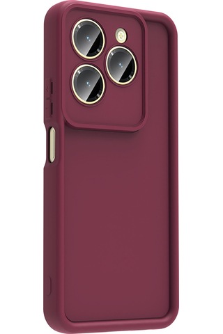 Rba Aksesuar İnfinix Hot 40 Pro Kılıf Kamera Korumalı Rba Ananas Kapak - Koyu Yeşil Yeşil
