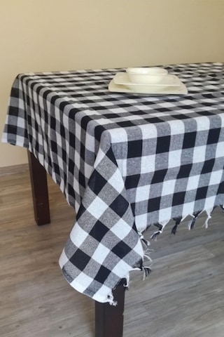 Deniz Marketim 140 X 140 Cm Siyah Yerli Masa Örtüsü Sofra Bezi Piknik Örtüsü Çok Renkli