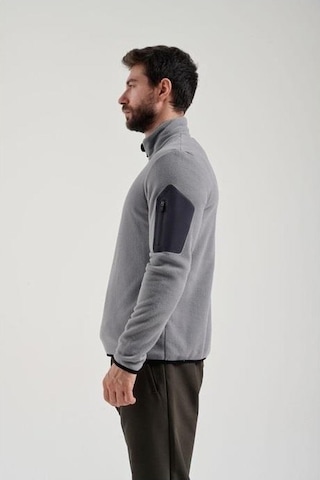 Exuma Erkek Yarım Fermuarlı Polar 2312002 Grey 2312002-057 Gri