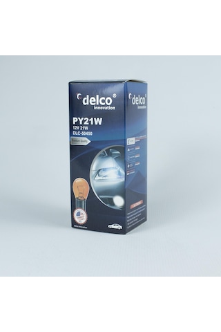 Delco U.s.a P21w Naturel Amber 93 Düz Tırnak Sinyal Ampulü 12volt 10 Adet Ba15s