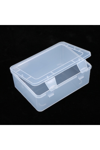 Geeroyoo Pp Malzeme Şeffaf Kapaklı Büyük Kapasiteli Dikdörtgen Saklama Kutusu - Syc-555 Diğer