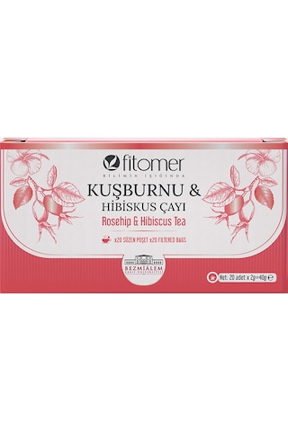 Fitomer Kuşburnu & Hibiskus Çayı 20 x 1.5 G