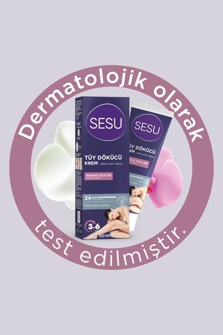 3 Adet Sesu Tüy Dökücü Krem Hassas Ciltler 100 Ml