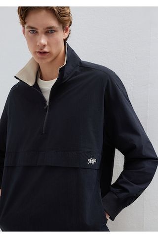 Mavi - Yarı Fermuarlı Siyah Sweatshirt 0211890-900 Siyah