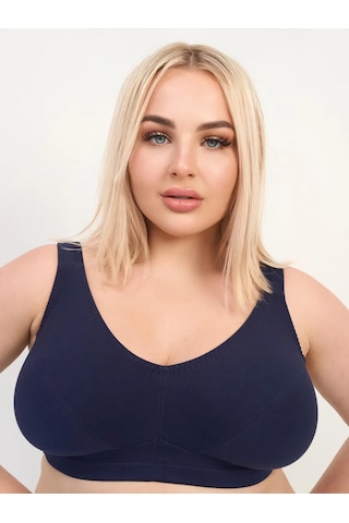 Lavandına Desteksiz Pamuklu Sütyen Yeni Zaman 228891412 Mavi