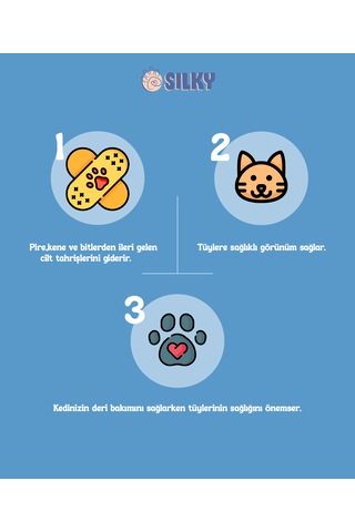 Silkypetwash - Kedilere Özel Tüy Ve Deri Bakım Şampuanı - 250ml