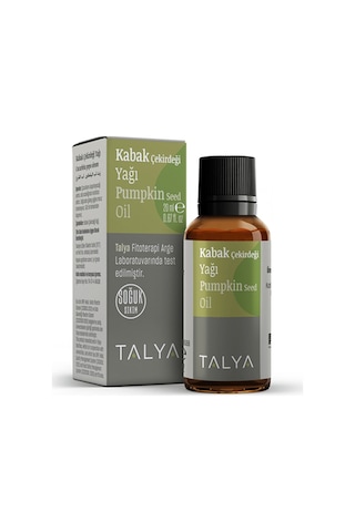Talya Soğuk Sıkım %100 Saf ve Doğal Kabak Çekirdeği Yağı 20 ML