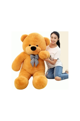 Kuki Oyuncak 120Cm Sevimli Açık Kahverengi Peluş Ayı