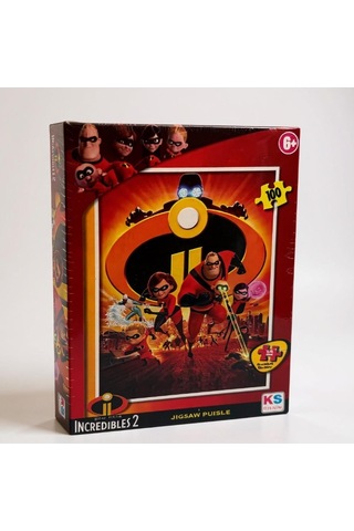 Ks Games Disney Pixar Incredibles 2 Puzzle 100 Parça 6+ Yaş - Orijinal Lisanslı Eğitici Puzzle