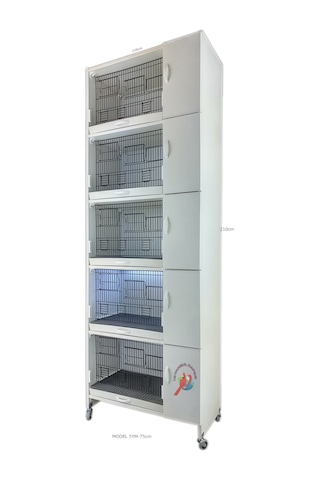 İstanbul Kafes Model 5Y Pvc Kuş Dolabı