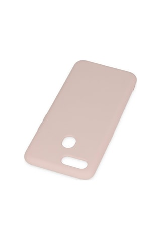 Newface - 869 - Oppo A12 Kılıf Nano İçi Kadife Silikon - Csmo-tex - - Pudra