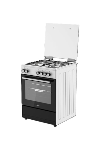 Tecna TF 604B Turbo Fanlı 4 Gözü Gazlı Ocaklı Tam Boy Fırın