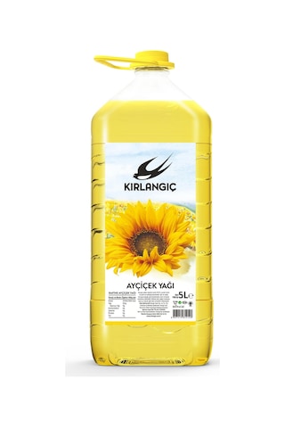 Kırlangıç Ayçiçek Yağı Kubbeli Pet 5 L Kırlangıç Ayçiçek Yağı Kubbeli Pet 5 L