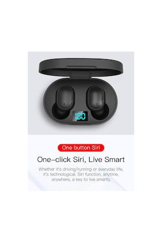 Owwotech E6S TWS Bluetooth Dijital Göstergeli Kulak İçi Kulaklık