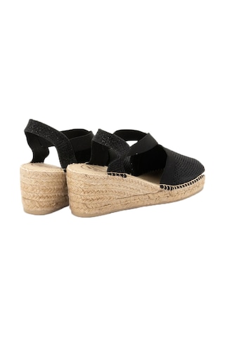 Toni Pons Tonı Pons Trıton Triton Espadril Sandalet Siyah Black