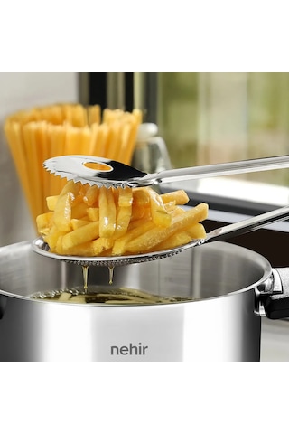 Nehir Sade Süzgeçli Kızartma Maşası